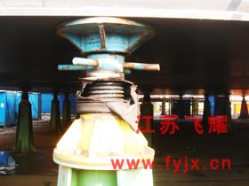 造船廠專用機械支撐現(xiàn)場圖