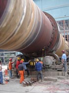 造船廠專用機械支撐現場圖